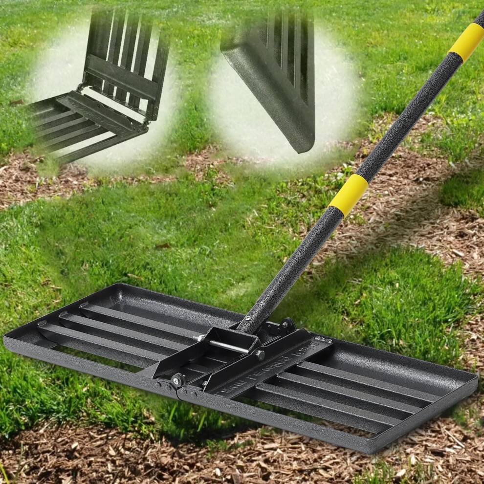 Heavy Duty Lawn Leveling Rake 76x25cm