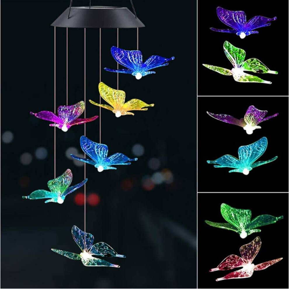 Solar LED Wind Chimes 1 Pack
