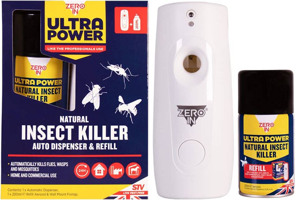 Zero In Ultra Power Natural Insect Killer Dispenser Kit 200 ml 200ml