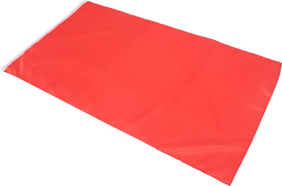 Inoomp 3Pcs Chic Red Polyester Garden Flags