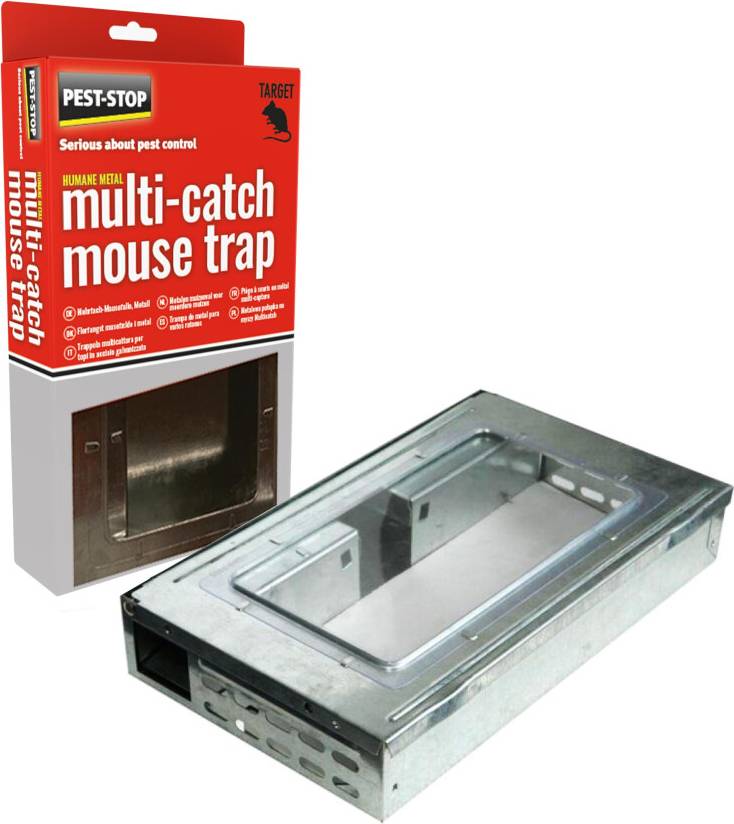 Pest-Stop Multi Catch Metal Humane Mouse Trap
