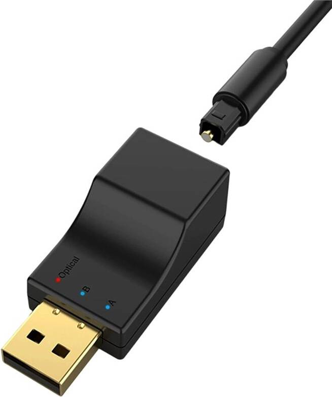 Kepptory Audio Transmitter USB Optical Dual Stream Adapter