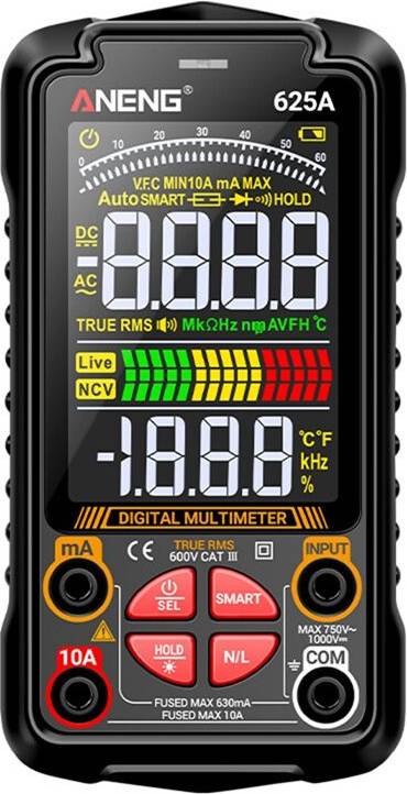 625A Digital True RMS Multimeter