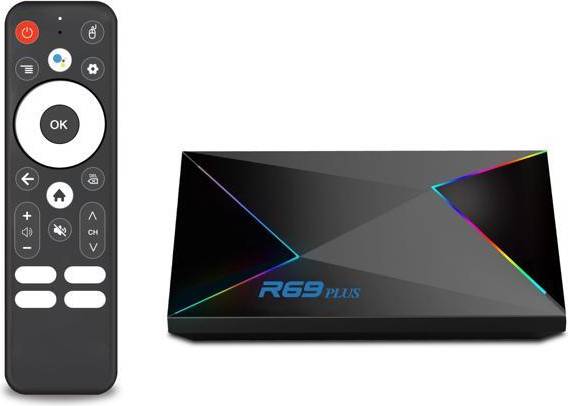 Android TV Box 14.0 R69PLUS 4GB RAM 32GB ROM