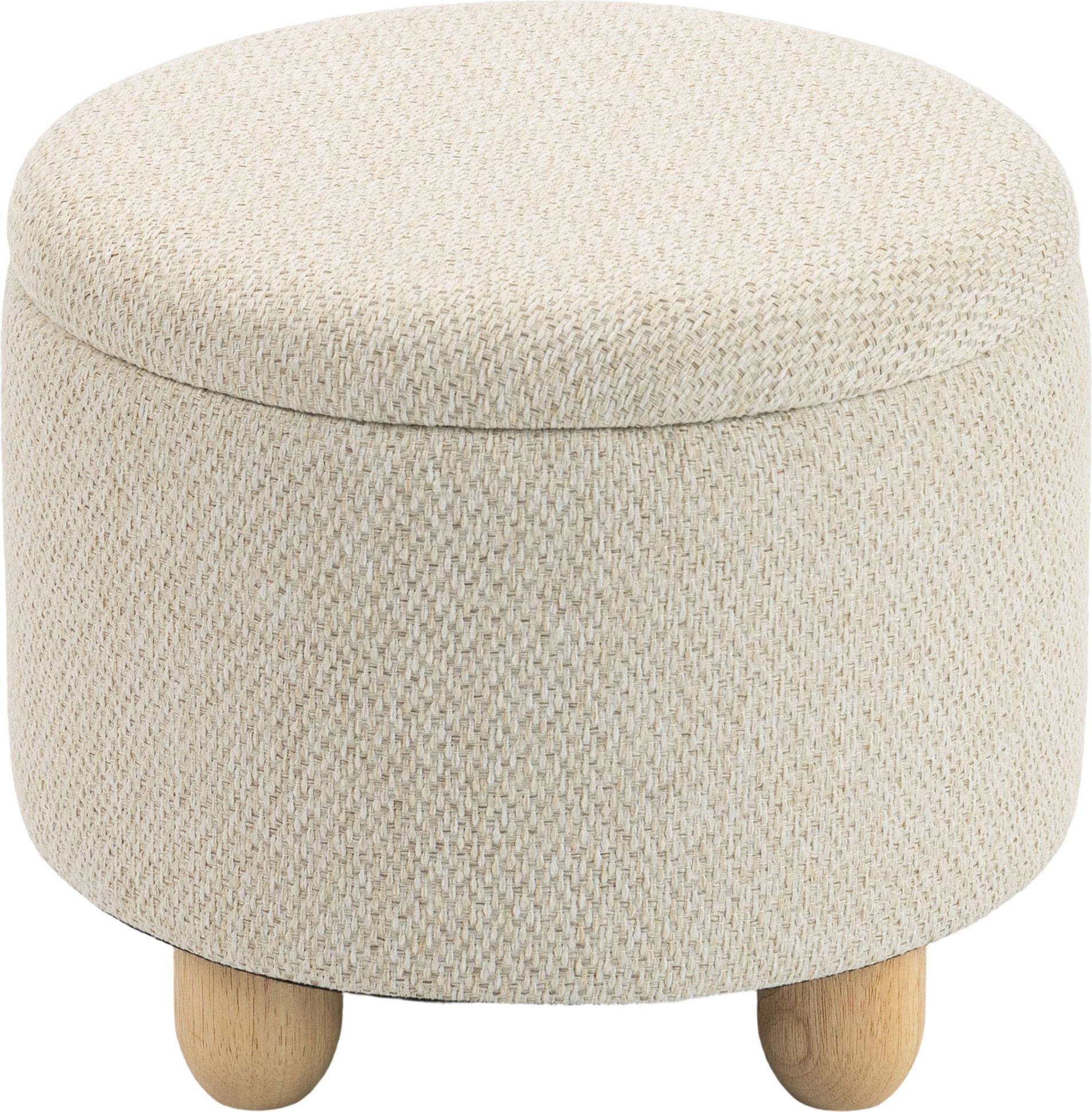 Homcom Sitting with Lid Beige Storage Bench