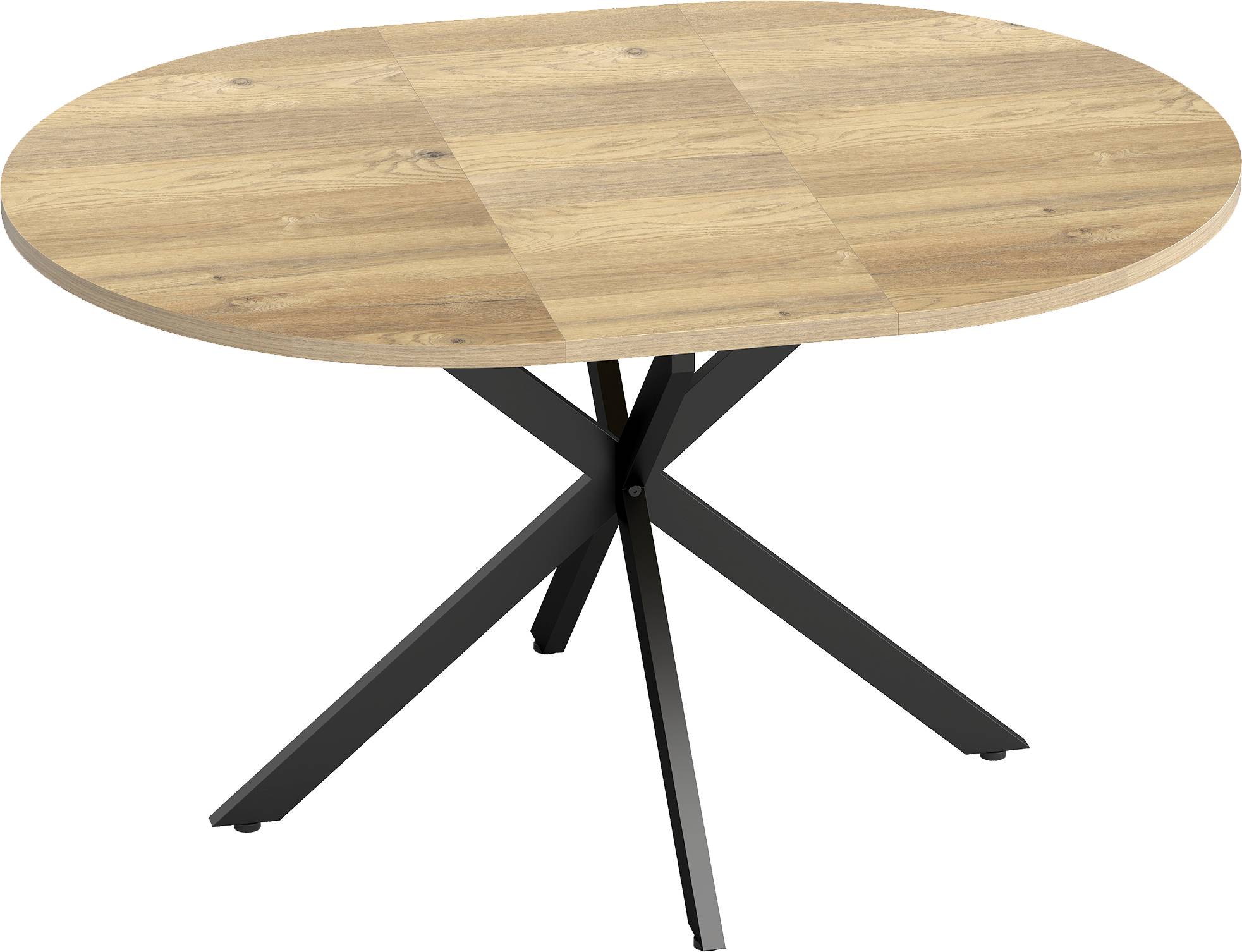 Homcom Extendable Natural Wood Dining Table