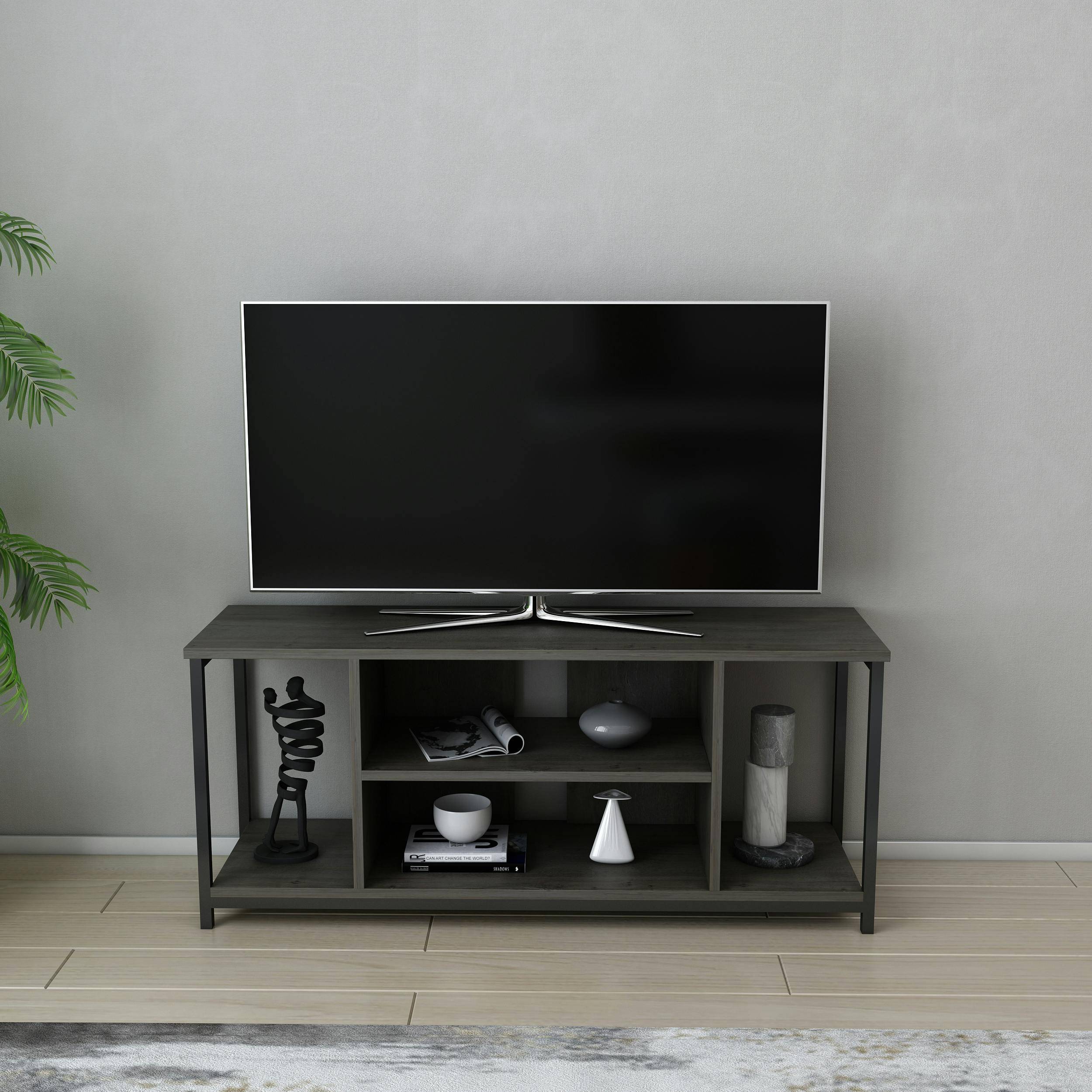 Decorotika Rinaldo Stand Unit Black Wenge TV Bench