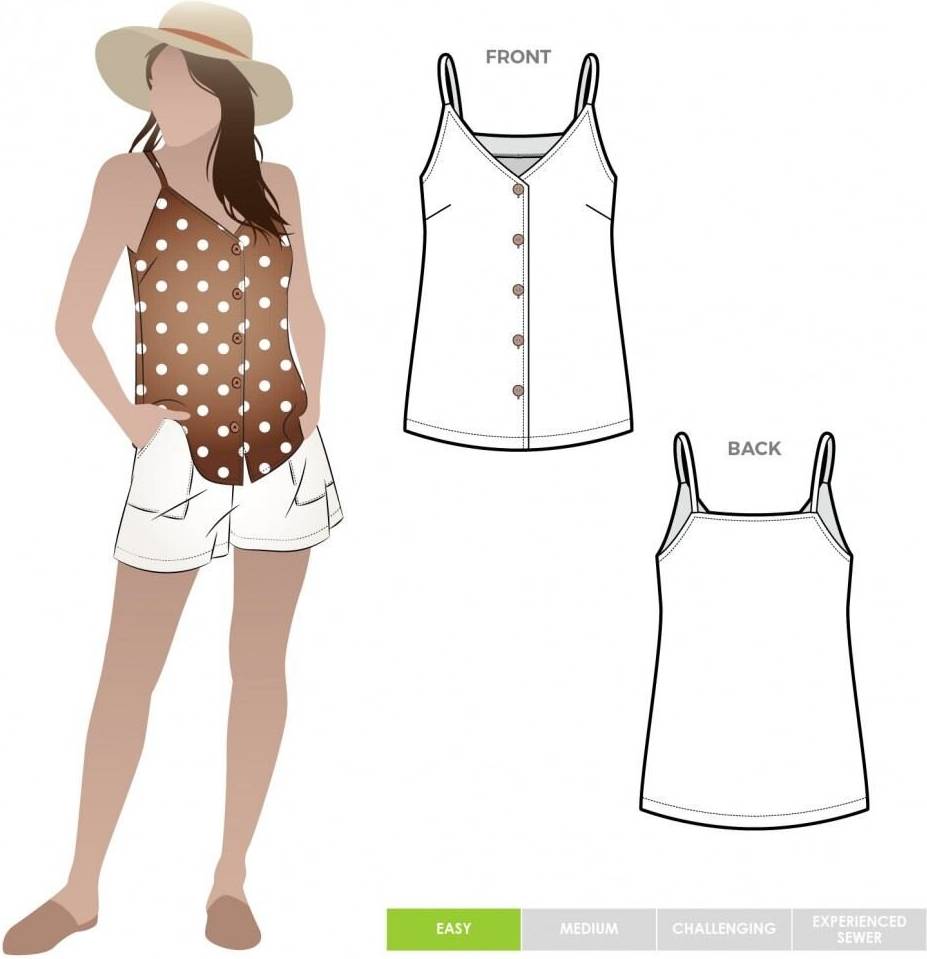 Style Arc Sewing Pattern Portia Top