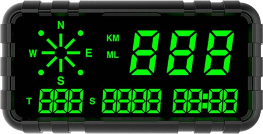 C3012 HUD Speedometer Odometer Compass Display