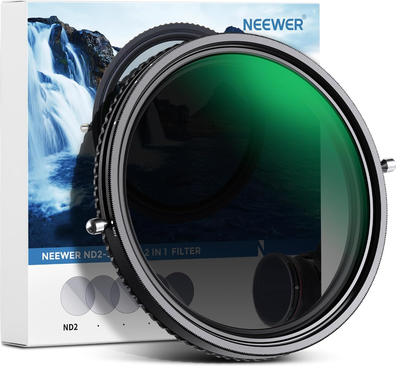 Variable nd filter Neewer 2 In 1 82mm Variable ND Filter