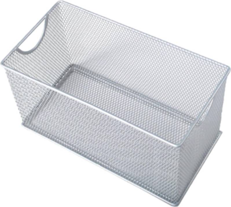 CD Storage Box With Handles And Metal Mesh