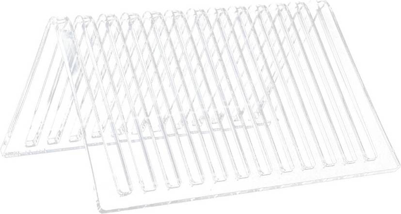 Acrylic Record Rack Triangular Design
