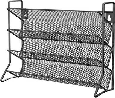 Sodial Kitchen Storage Rack Brushed Black