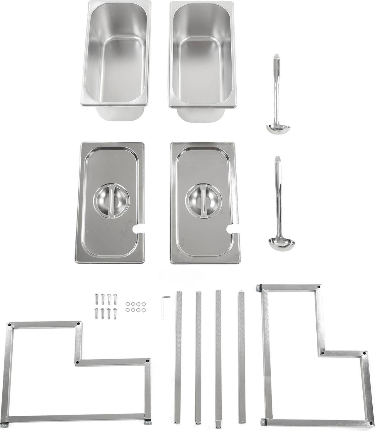 Konnwei Spice Container Box Rack Double Layer