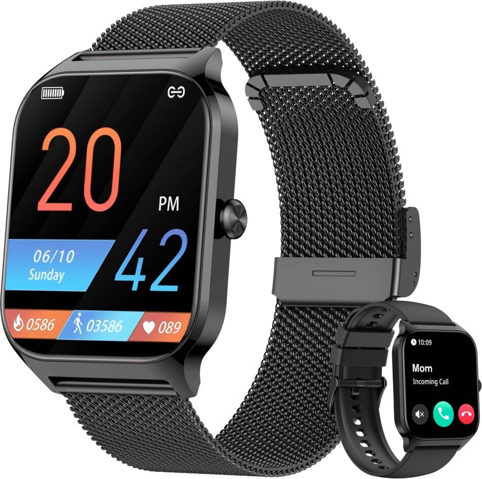 Smart Watch 1.85 Inch Waterproof Fit