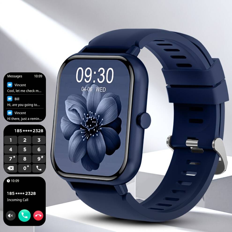 Blue Smartwatch Pro 1.83 Inch Full Screen