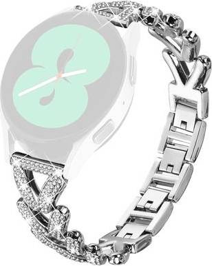 Garmin vivomove trend smartwatch Metal Twisted Watch Band Rhinestone Decor