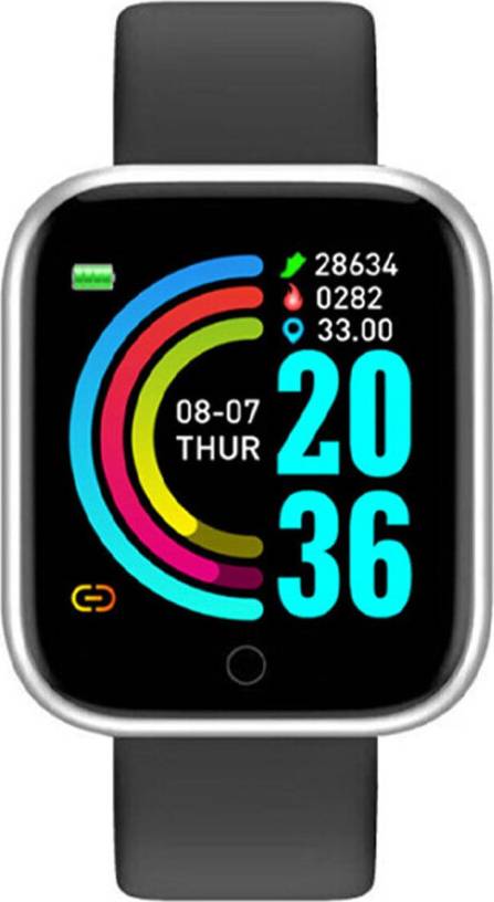 Kyusrd Smart Watch 1.44-Inch Display Silver
