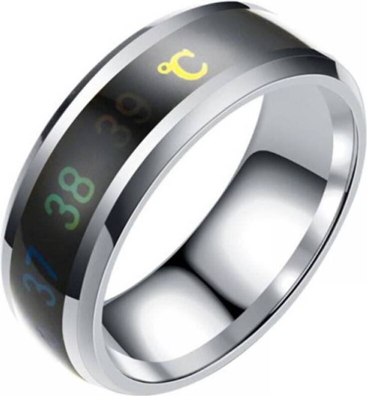 Temperature-Sensing Smart Ring Color Change