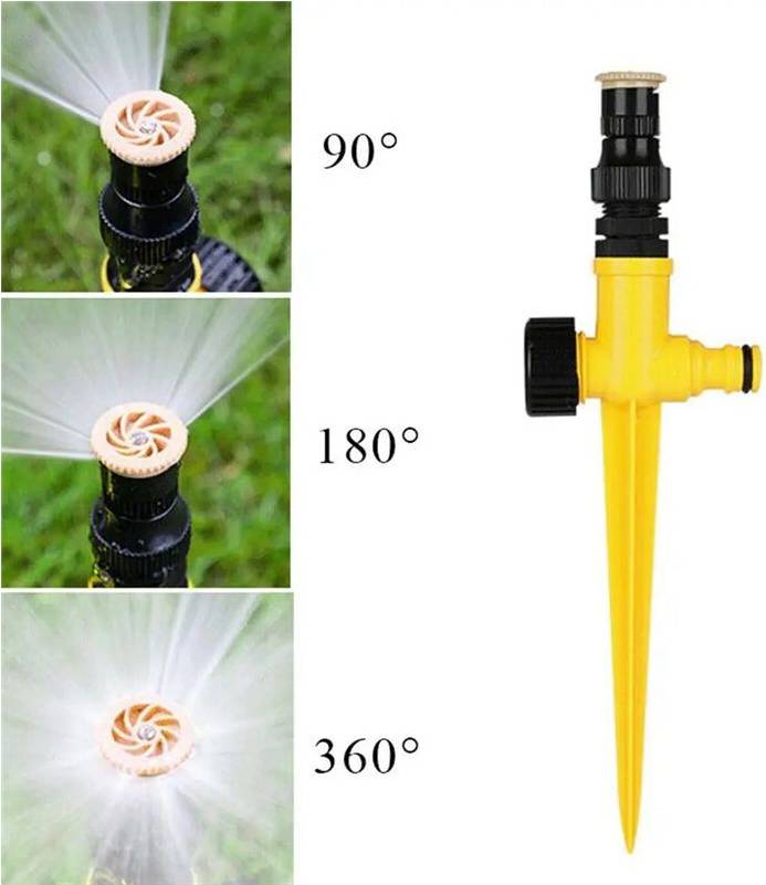 Garden Sprinkler 360 Rotating Irrigation Watering System