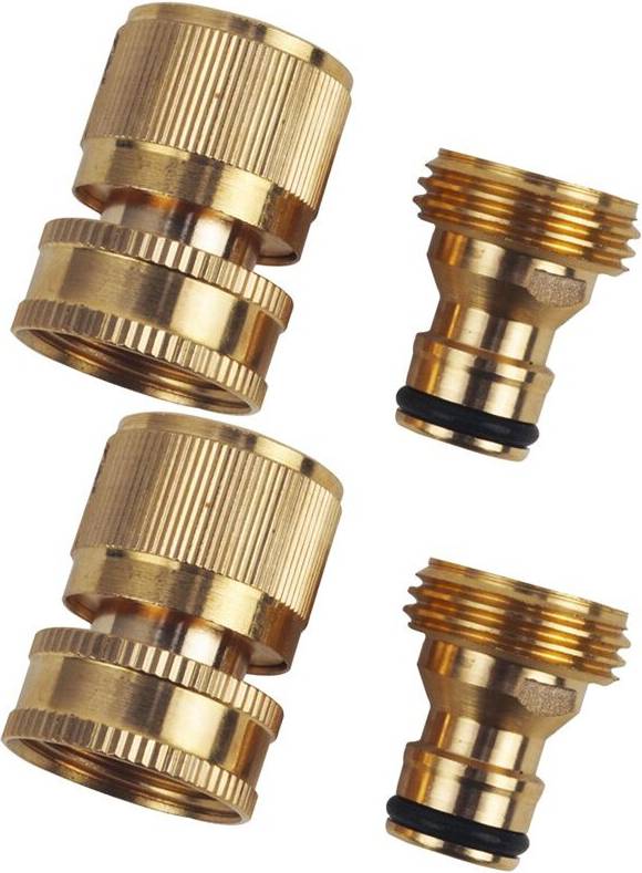 Torribaly Brass 3/4 Inch Threaded Quick Connector
