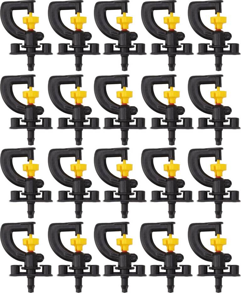 Micro Rotating Nozzle Watering Sprinkler Fine Spray