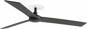 Luminosa Lighting Rudder Recessed Ceiling Fan