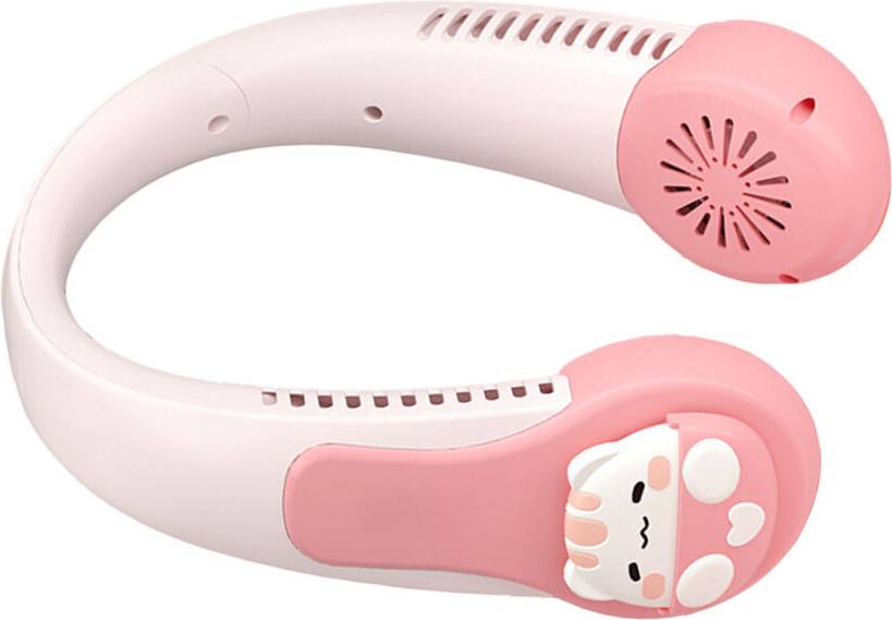 Portable Cartoon Neck Fan USB Rechargeable