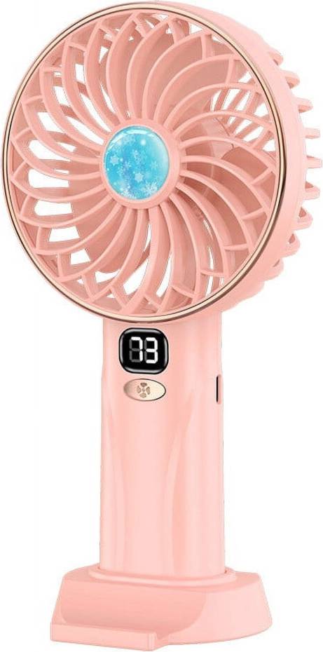 Digital Handheld Fan USB Rechargeable Mini Desktop
