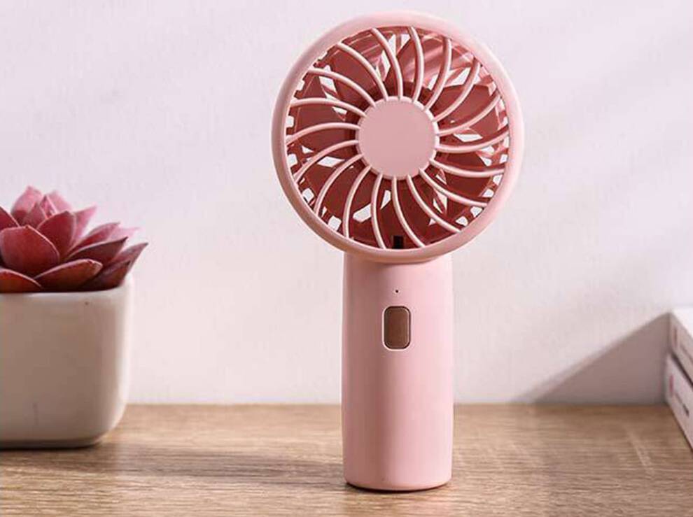 Mini Handheld Fan Battery USB Rechargeable
