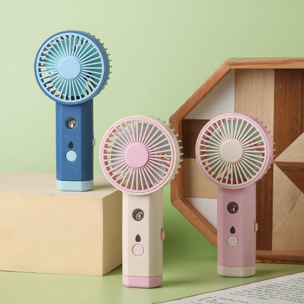 Hariumiu Mini Fan Rechargeable LED Desktop Fan