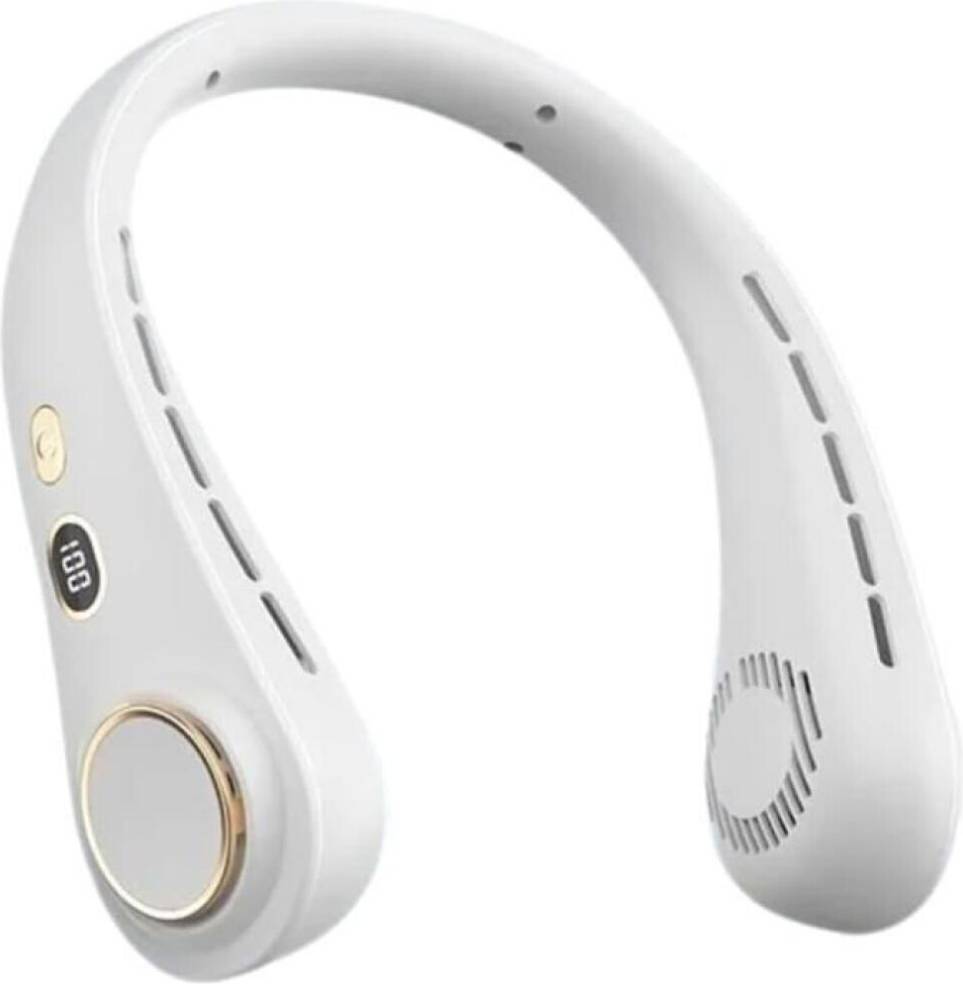 Portable Neck Fan Digital Display