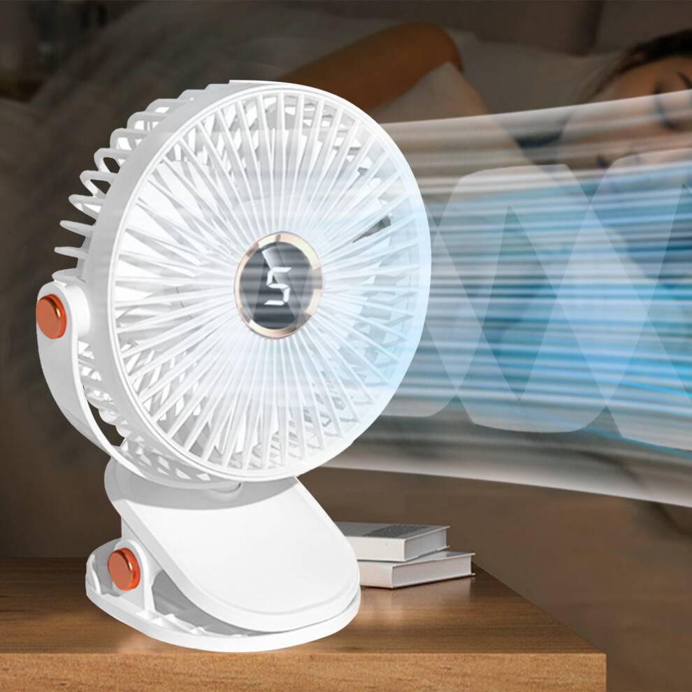 USB Portable Mini Fan Rechargeable Clip