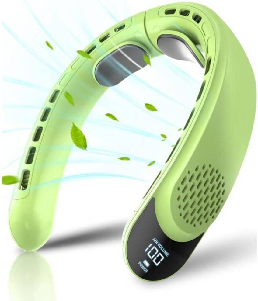 Portable Neck Fan LED Display