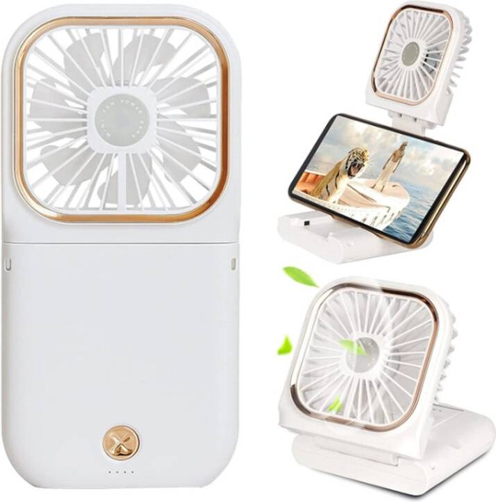 Mini Handheld Portable Charger Fan