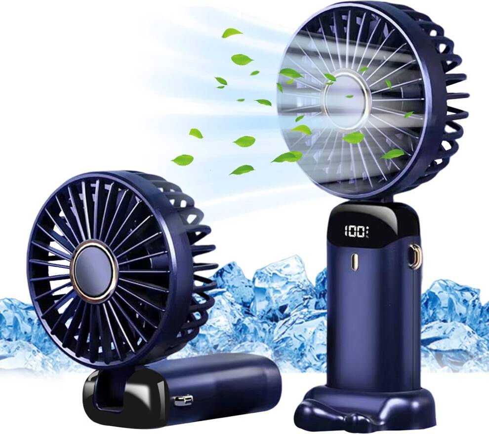 JSD Portable USB Rechargeable Handheld Fan