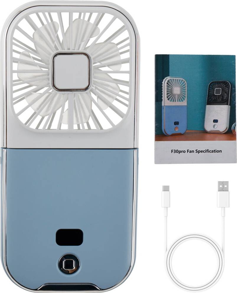 Grusce Portable Mini Handheld Fan 3000mAh