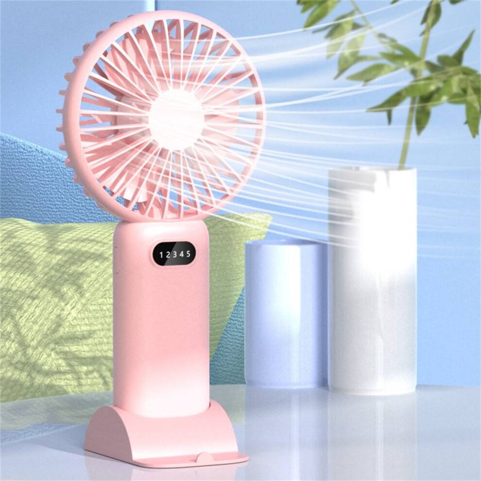 Portable USB Handheld Fan with LED Display