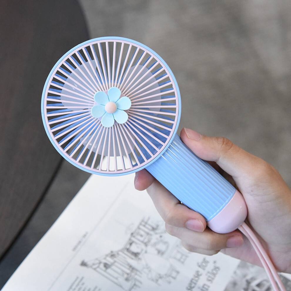 Mini Handheld Fan USB Charging Flower