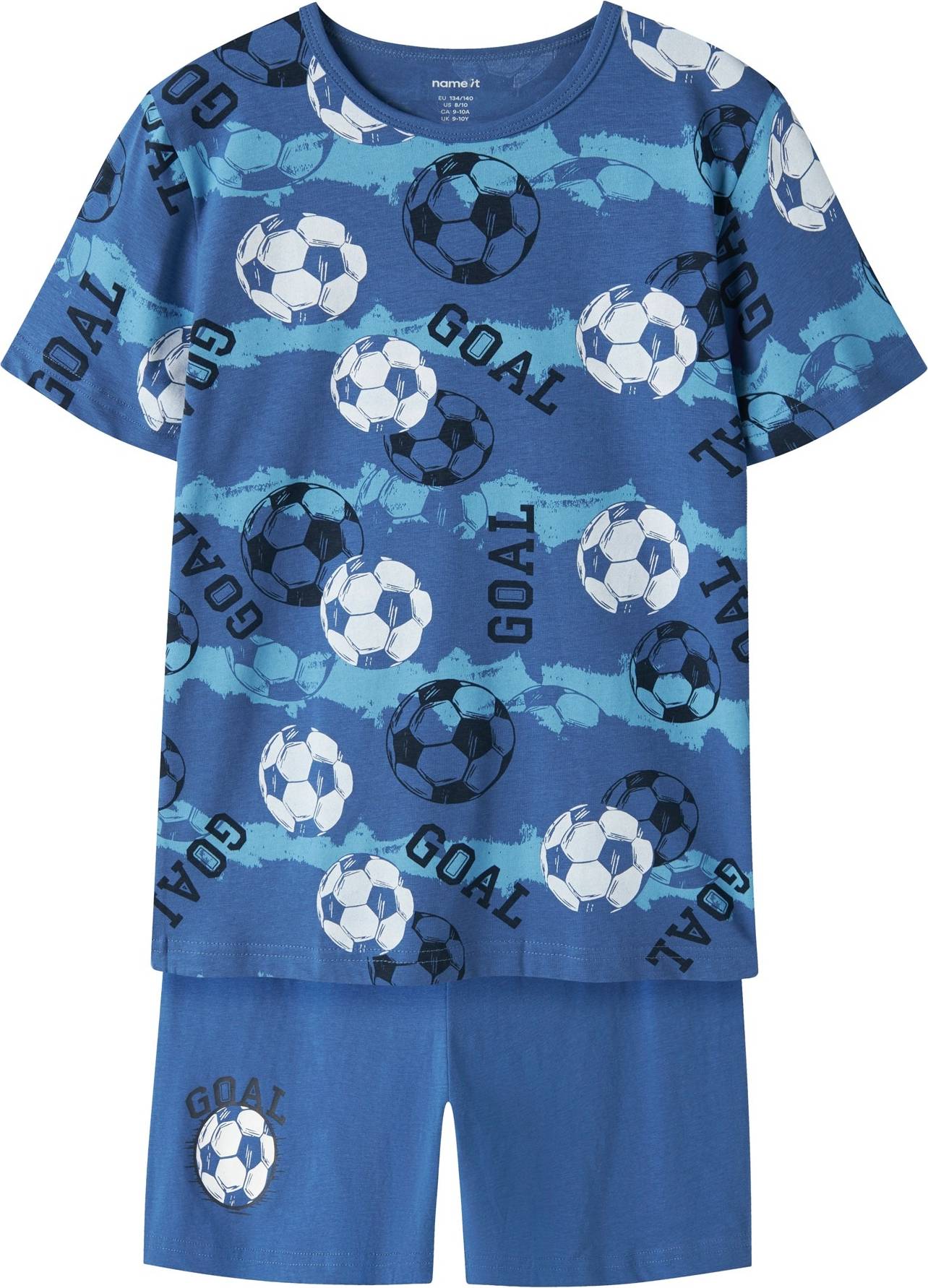 Name It Football Pyjama Set - Blue