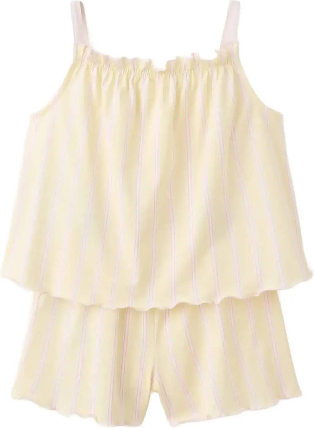 Mango Striped Short Pyjamas Set - Yellow