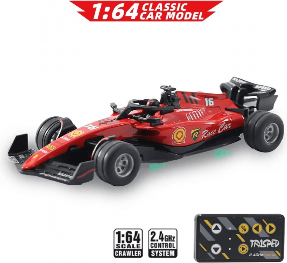 Remote Control Car Alloy Racing Vehicle 1 64 Scale Red