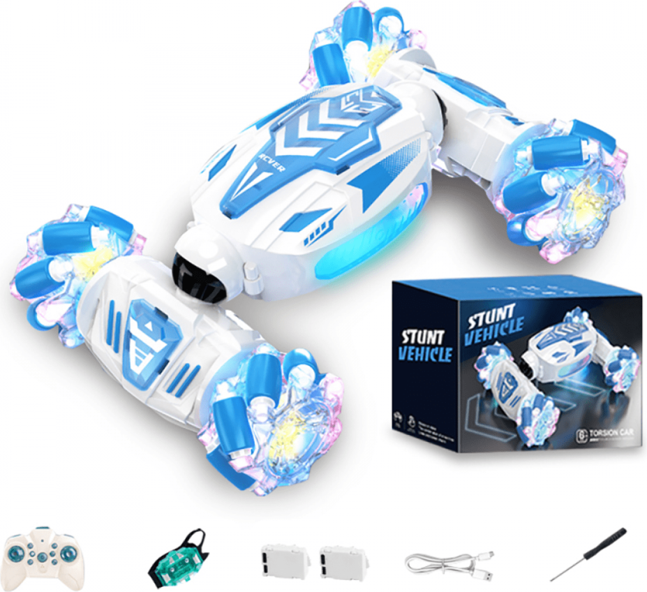 Rc stunt RC Stunt Car Gesture Sensing 360 Rotation Blue