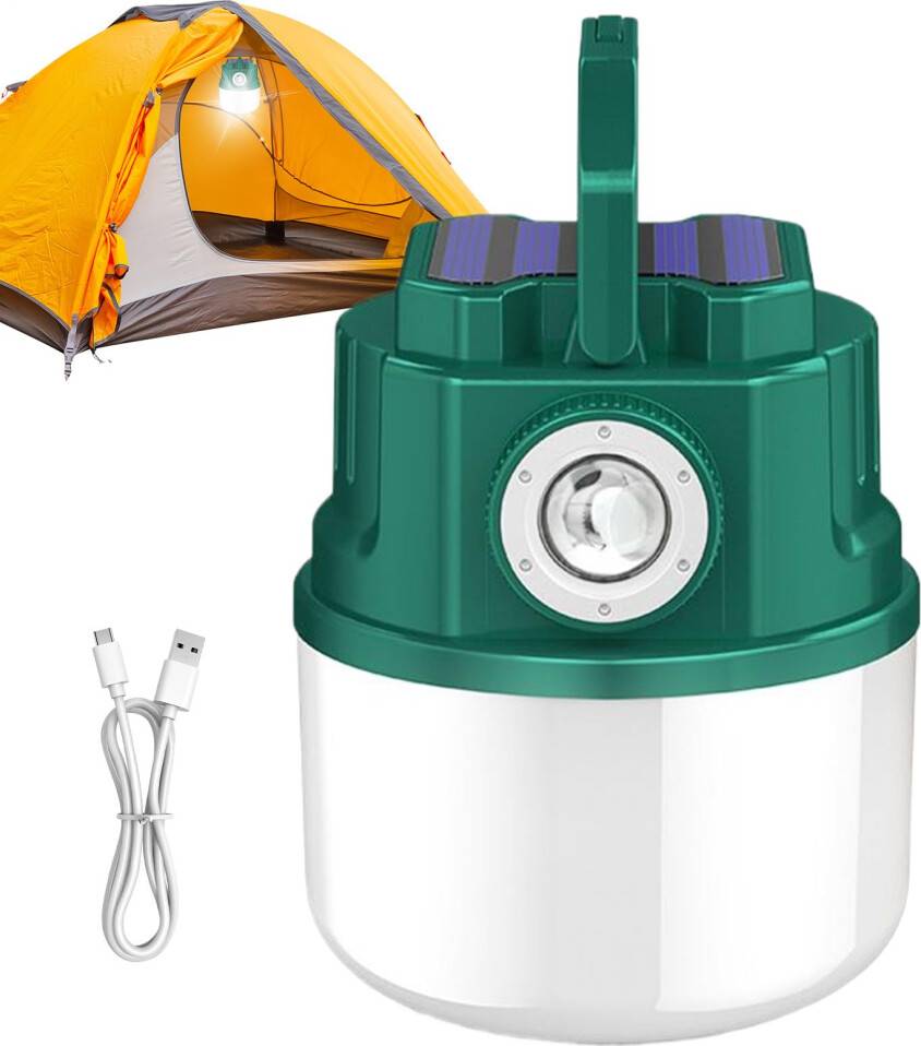 Hand Solar Power Lantern 2000mAh