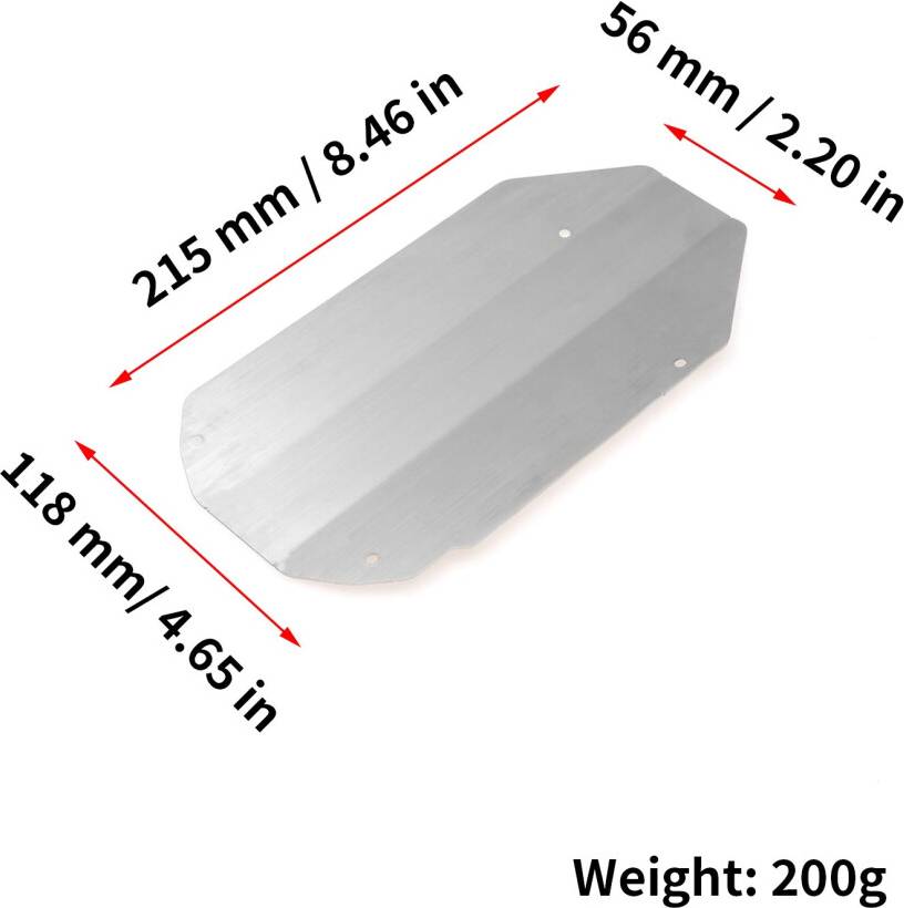 Tamiya chassis Stainless Chassis Armor Front Rear Guard Panels
