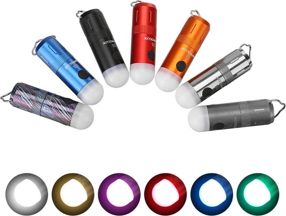 Greenzech Blue Mini LED Keychain Flashlight