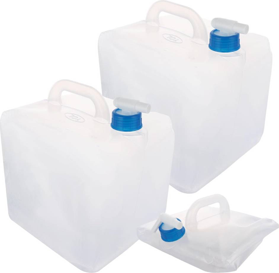 Camping water container with tap 2 Pcs Collapsible Water Container 10L