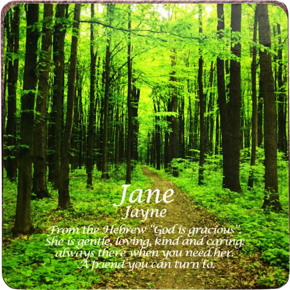 Happy Larry First Name Jane Colour Variant Coaster