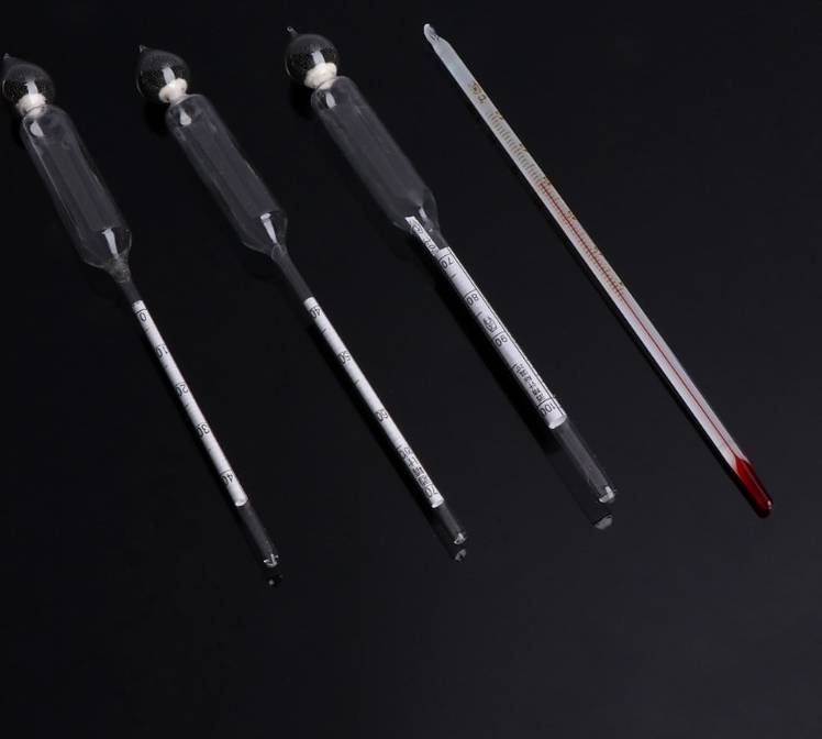Hydrometer Set 3 St Med Termometer