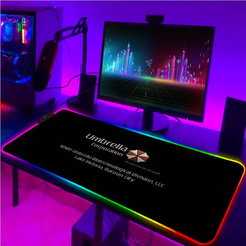 Dechoicelife Backlight Mouse Pads Gaming Pad Rug RGB Keyboard XXL